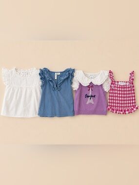 Janie and Jack Top Bundle | 4 Shirts | Size 2T